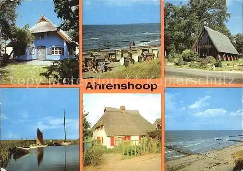 Ahrenshoop Ostseebad Kunstkaten Strand Kirche Hafen Deichhaus Meerblick Kat. Ahrenshoop