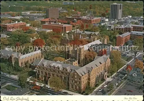 Michigan Cook Law Quadrangle Aerial view Kat. Michigan