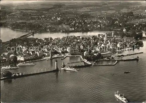 Lindau Bodensee Fliegeraufnahme Kat. Lindau (Bodensee)