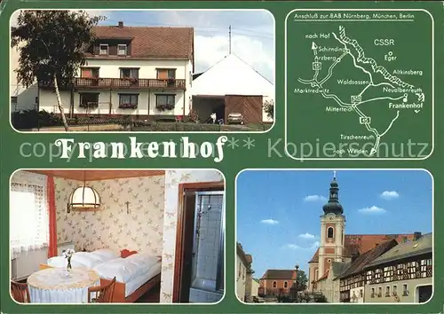 Neualbenreuth Frankenhof Gaestezimmer Kirche Kat. Neualbenreuth