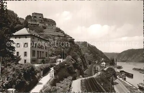 St Goar am Rhein Jugendherberge Ruine Kat. Sankt Goar