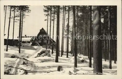 Altenberg Erzgebirge Waldschaenke Altes Raupennest Kat. Geising