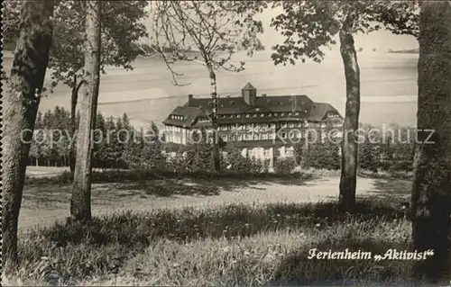 Oberwiesenthal Erzgebirge Ferienheim Aktivist Kat. Oberwiesenthal