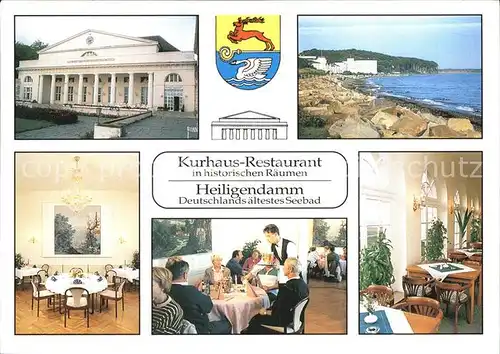 Heiligendamm Ostseebad Kurhaus Restaurant Gastraeume Strand Kat. Bad Doberan