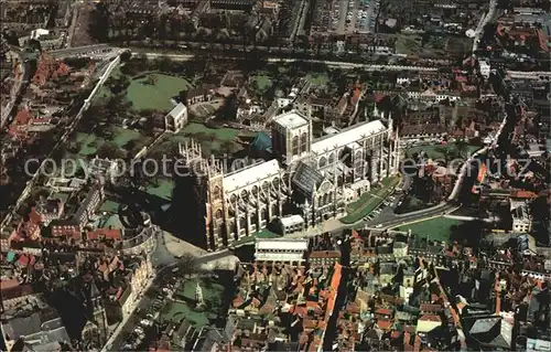 York UK The Minster aerial view Kat. York