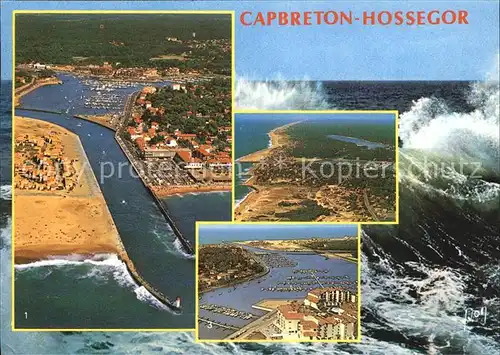 Hossegor Soorts Landes Capbreton Fliegeraufnahme Kat. Soorts Hossegor