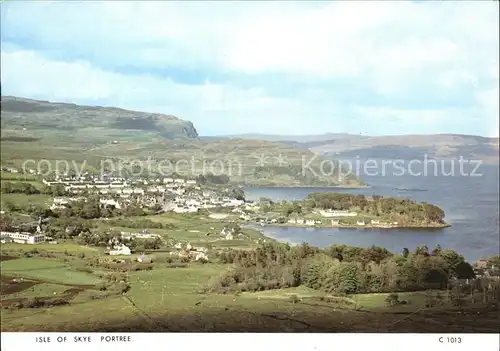 Portree Fliegeraufnahme Isle Kat. Skye & Lochalsh