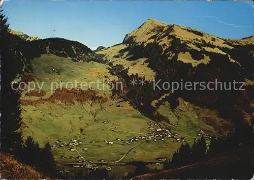 Au Bregenzerwald Rehmen mit Didamskopf Kat. Schoppernau