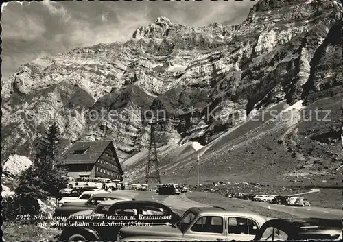 Schwaegalp Saentisschwebebahn Saentis Kat. Schwaegalp