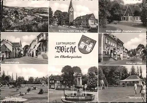 Wiehl Gummersbach Tropfsteinhoehle Hotel zur Post Minigolf  Kat. Wiehl