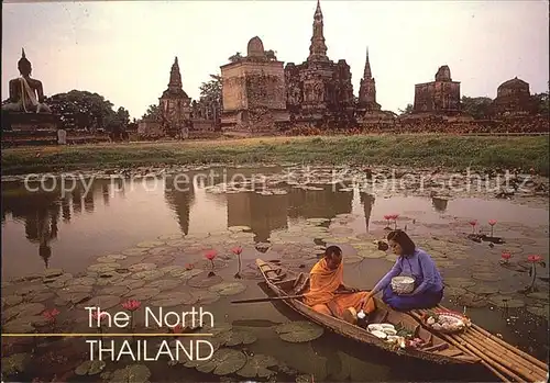 Thailand Practice and means of devout Buddhists Sukhothai Kat. Thailand