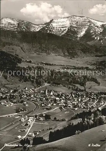 Oberstaufen Allgaeuer Alpen Fliegeraufnahme Kat. Oberstaufen