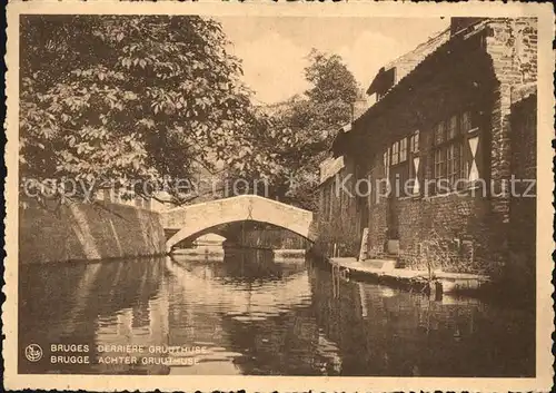 Bruges Flandre Derriere Gruuthuse Kat. 