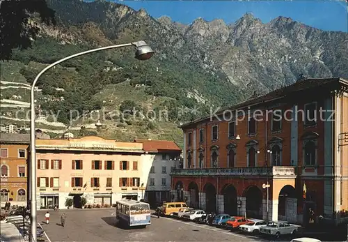 Chiavenna Piazza Bertacchi Kat. Italien