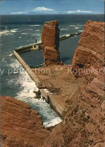 Helgoland Nordspitze mit Lange Anna Kat. Helgoland