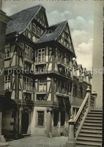 Wertheim Main Haus zu den Vier Gekroenten Kat. Wertheim