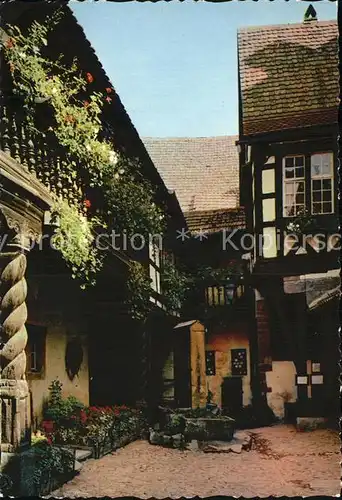 Riquewihr Haut Rhin Cour des Cigognes Kat. Riquewihr