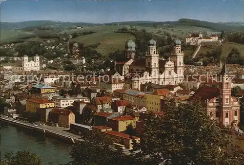 Passau Altstadt Studienkirche Dom Stadtpfarrkirche St Paul Wallfahrtskirche Maria Hilf Kat. Passau