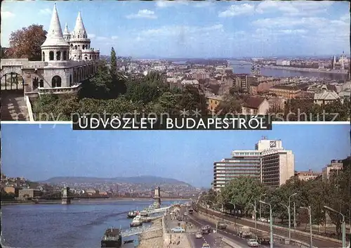 Budapest Panorama Schloss Donaupartie Kat. Budapest