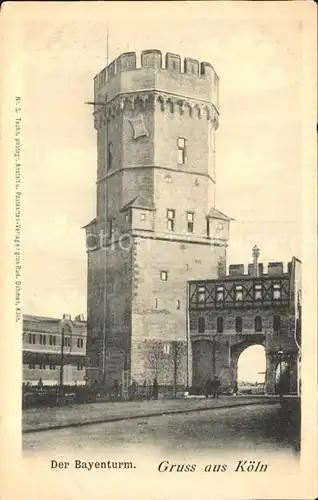 Koeln Rhein Bayenturm Kat. Koeln