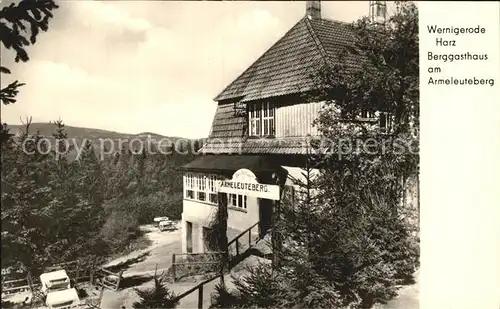 Wernigerode Harz Berggasthaus am Armeleuteberg Kat. Wernigerode