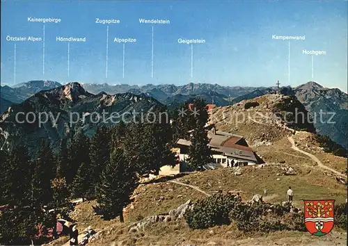 Ruhpolding Rauschberggipfel mit Alpen Kat. Ruhpolding