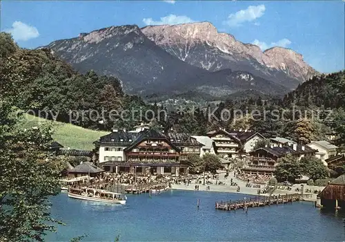 Koenigssee mit Untersberg