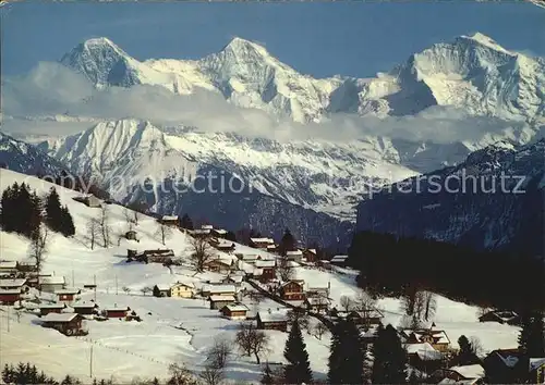 Waldegg Beatenberg Eiger Moench Jungfrau / Beatenberg /Bz. Interlaken