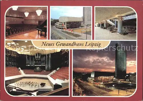 Leipzig Kleiner Saal Foyer zum grossen Saal Neues Gewandhaus  Kat. Leipzig