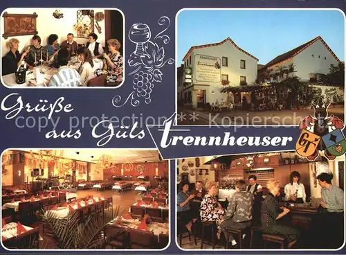 Guels Koblenz Restaurant Roxy Tanzbar Trennheuser Kat. Koblenz