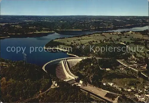 Bort les Orgues Le Barrage Vue aerienne Kat. Bort les Orgues