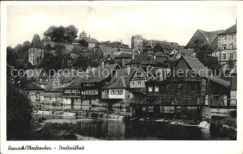 Kronach Oberfranken Stadtaufbau Kat. Kronach