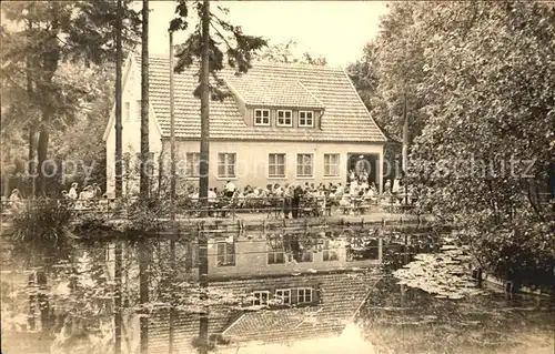 Schmiedefeld Rennsteig Gaststaette im Naturpark Handabzug Kat. Schmiedefeld Rennsteig