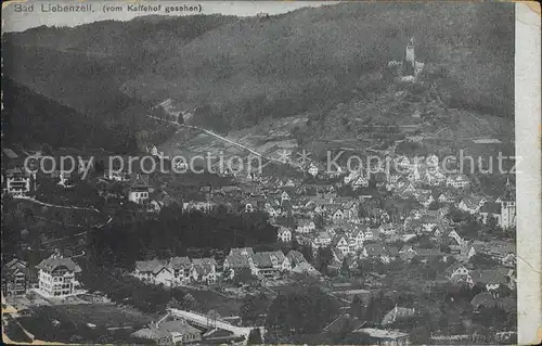 Bad Liebenzell Panorama Blick vom Restaurant Kaffeehof Kat. Bad Liebenzell