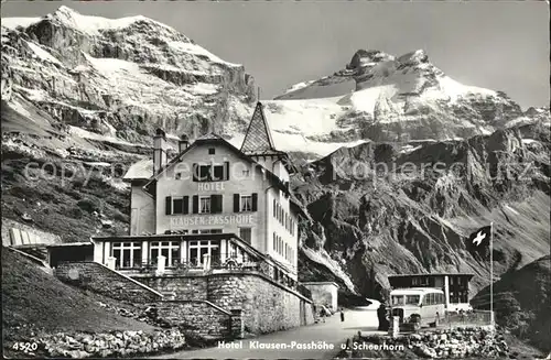 Klausenpass Hotel Klausenpasshoehe Kat. Klausen