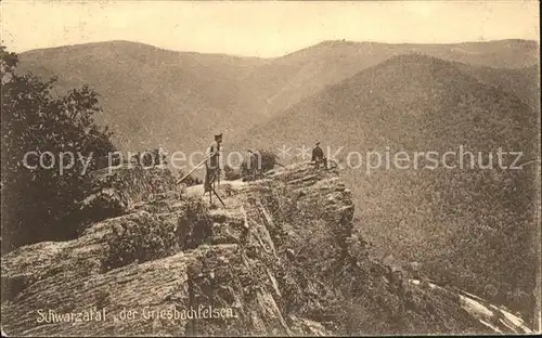 Schwarzatal Griesbachfelsen Kat. Rudolstadt