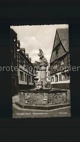 Winningen Mosel Weinhexenbrunnen Kat. Winningen