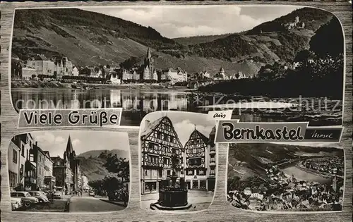 Bernkastel Kues Mosel Stadtansichten Panorama Kat. Bernkastel Kues