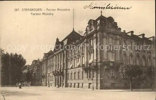 Strasbourg Alsace Ancien Ministere Kat. Strasbourg