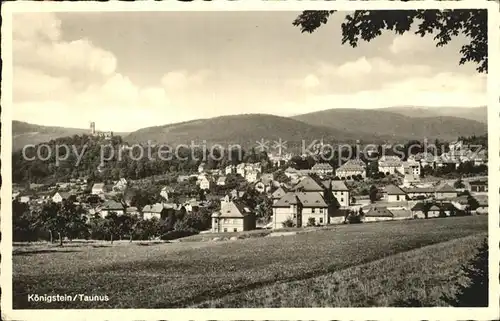 Koenigstein Taunus Panorama Kat. Koenigstein im Taunus