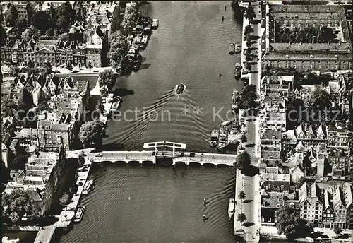 Amsterdam Niederlande Amstel Magere Bruecke Kat. Amsterdam