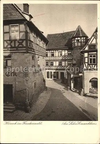 Kronach Oberfranken Am Lukas Cranachhaus Kat. Kronach