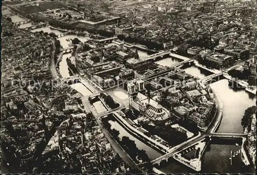 Paris Seine Stadt Luftaufnahme Kat. Paris