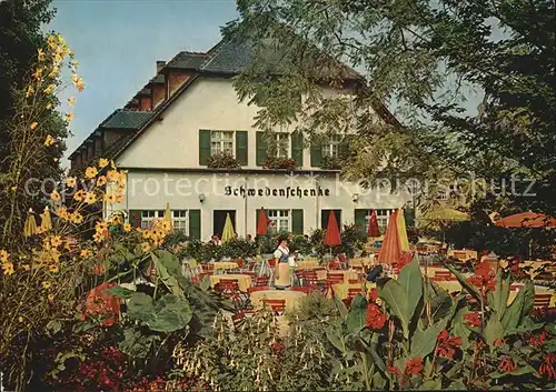 Insel Mainau Schwedenschenke Gartenterrasse Kat. Konstanz Bodensee