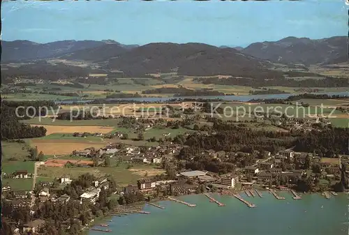 Seelach Klopeinersee Fliegeraufnahme Kat. St. Kanzian am Klopeiner See