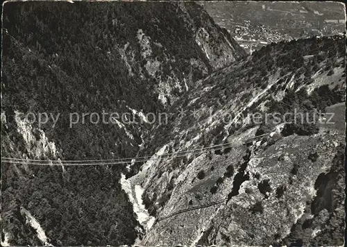 Niouc Val d Annivers Luftaufnahme Kat. Niouc