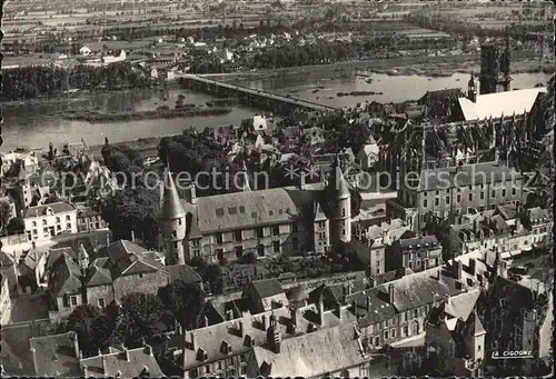 Nevers Nievre Luftaufnahme Palast Ducal Kathedrale Kat. Nevers