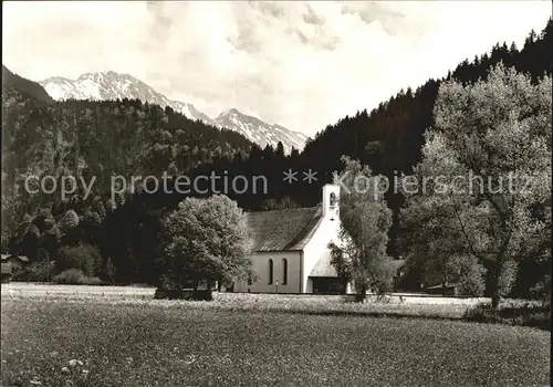 Hindelang Dreifaltigkapelle Kat. Bad Hindelang