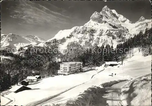 Braunwald GL Hotel Niederschlacht Ortstock Kat. Braunwald