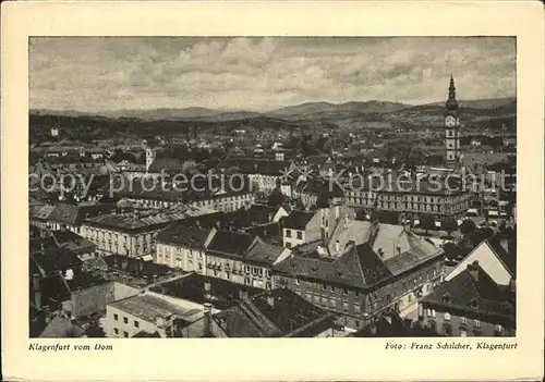 Klagenfurt Woerthersee Blick vom Dom / Klagenfurt /Klagenfurt-Villach